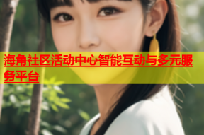 海角社区活动中心智能互动与多元服务平台