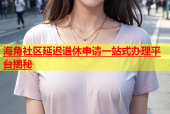 海角社区延迟退休申请一站式办理平台揭秘
