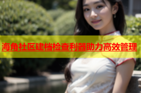 海角社区建档检查利器助力高效管理
