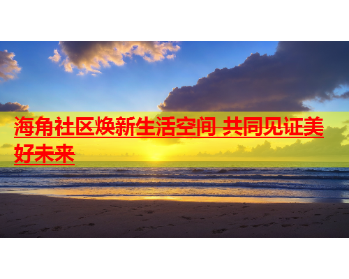 海角社区焕新生活空间 共同见证美好未来  第1张